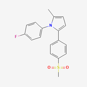 B3112475 1-(4-Fluorophenyl)-2-methyl-5-(4-methylsulfonylphenyl)pyrrole CAS No. 189500-90-1