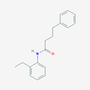 molecular formula C18H21NO B311250 N-(2-ethylphenyl)-4-phenylbutanamide 