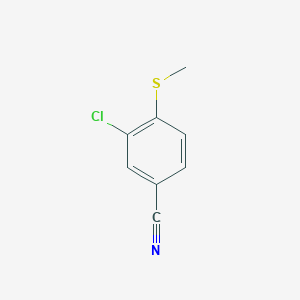 3-Chloro-4-methylsulfanylbenzonitrile