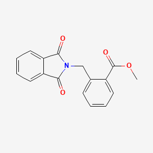 molecular formula C17H13NO4 B3112551 2-[(1,3-二氧代-1,3-二氢-2H-异吲哚-2-基)甲基]苯甲酸甲酯 CAS No. 189949-64-2