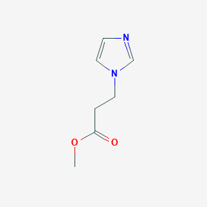 molecular formula C7H10N2O2 B3112553 methyl 3-(1H-imidazol-1-yl)propanoate CAS No. 18999-46-7