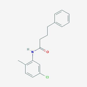 molecular formula C17H18ClNO B311256 N-(5-chloro-2-methylphenyl)-4-phenylbutanamide 