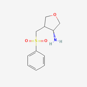 molecular formula C11H15NO3S B3112566 (R)-(+)-3-Aminotetrahydrofuran P-toluenesulfonatesalt CAS No. 1902341-53-0