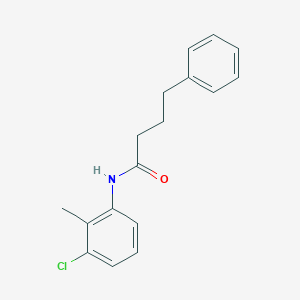 molecular formula C17H18ClNO B311257 N-(3-chloro-2-methylphenyl)-4-phenylbutanamide 