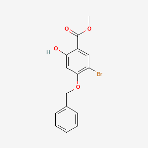 Methyl 4-(benzyloxy)-5-bromo-2-hydroxybenzoate