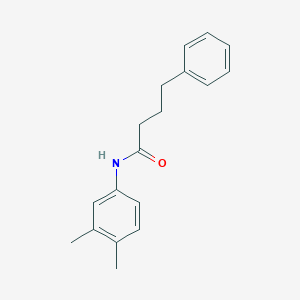 molecular formula C18H21NO B311259 N-(3,4-dimethylphenyl)-4-phenylbutanamide 