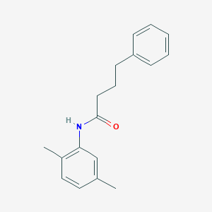 molecular formula C18H21NO B311260 N-(2,5-dimethylphenyl)-4-phenylbutanamide 