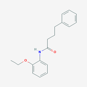 molecular formula C18H21NO2 B311261 N-(2-ethoxyphenyl)-4-phenylbutanamide 