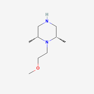 (2R,6S)-1-(2-Methoxyethyl)-2,6-dimethylpiperazine