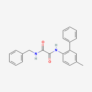 molecular formula C22H20N2O2 B3112657 N1-Benzyl-N2-(5-methyl-2-biphenylyl)oxalamide CAS No. 1909333-82-9