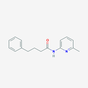 molecular formula C16H18N2O B311267 N-(6-methylpyridin-2-yl)-4-phenylbutanamide 