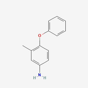molecular formula C13H13NO B3112672 3-Methyl-4-phenoxyaniline CAS No. 191284-80-7