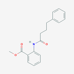 molecular formula C18H19NO3 B311269 Methyl 2-[(4-phenylbutanoyl)amino]benzoate 