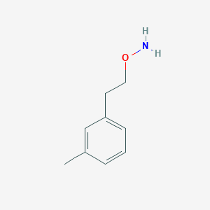 [2-(3-Methylphenyl)ethoxy]amine