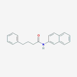 molecular formula C20H19NO B311271 N-(2-naphthyl)-4-phenylbutanamide 