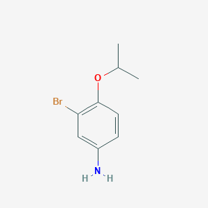 molecular formula C9H12BrNO B3112716 3-Bromo-4-isopropoxyaniline CAS No. 191602-43-4