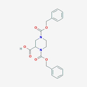 1,4-Bis(benzyloxycarbonyl)piperazine-2-carboxylic acid