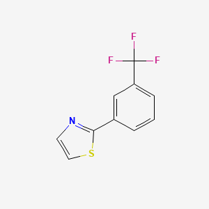 molecular formula C10H6F3NS B3112725 2-(3-(三氟甲基)苯基)噻唑 CAS No. 192063-44-8