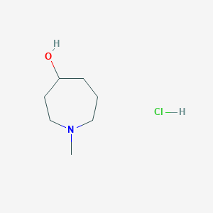 molecular formula C7H16ClNO B3112748 1-Methyl-4-azepanol hcl CAS No. 1923194-67-5