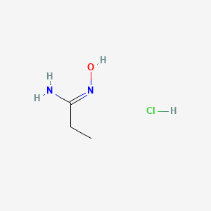 (1Z)-N'-Hydroxypropanimidamide hydrochloride