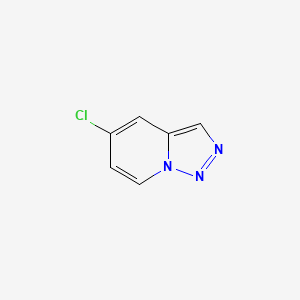 molecular formula C6H4ClN3 B3112800 5-Chloro-[1,2,3]triazolo[1,5-a]pyridine CAS No. 192642-76-5