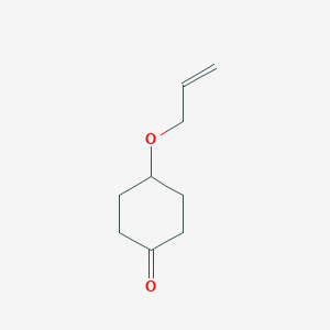 molecular formula C9H14O2 B3112827 4-(Allyloxy)cyclohexanone CAS No. 192870-66-9