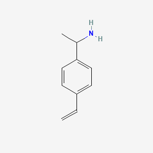 molecular formula C10H13N B3112844 1-(4-Vinylphenyl)ethanamine CAS No. 19303-08-3