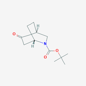 molecular formula C12H19NO3 B3112896 叔丁基 (1S,4S)-5-氧代-2-氮杂双环[2.2.2]辛烷-2-羧酸酯 CAS No. 1932043-29-2