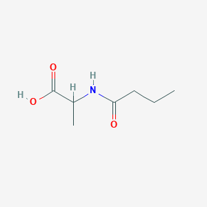 molecular formula C7H13NO3 B031129 2-丁酰胺基丙酸 CAS No. 59875-04-6