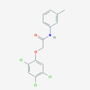 molecular formula C15H12Cl3NO2 B311293 N-(3-methylphenyl)-2-(2,4,5-trichlorophenoxy)acetamide 