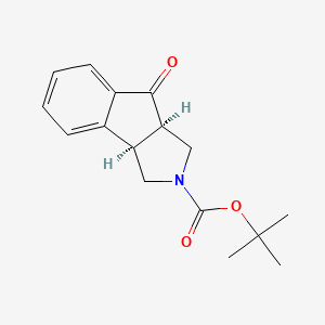 Cis-Tert-Butyl8-Oxo-3,3A,8,8A-Tetrahydroindeno[2,1-C]Pyrrole-2(1H)-Carboxylate