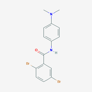 molecular formula C15H14Br2N2O B311303 2,5-dibromo-N-[4-(dimethylamino)phenyl]benzamide 