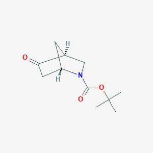 molecular formula C11H17NO3 B3113048 tert-Butyl 5-oxo-2-aza-bicyclo[2.2.1]heptane-2-carboxylate CAS No. 1932590-17-4