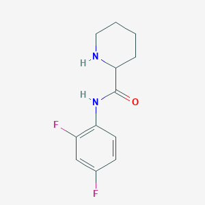 molecular formula C12H14F2N2O B3113066 N-(2,4-Difluorophenyl)piperidine-2-carboxamide CAS No. 193342-38-0