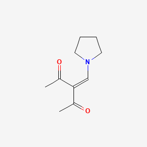 3-(Pyrrolidin-1-ylmethylene)pentane-2,4-dione