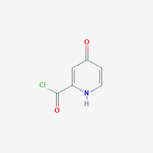 molecular formula C6H4ClNO2 B3113131 4-Hydroxypyridine-2-carbonyl chloride CAS No. 1934913-77-5