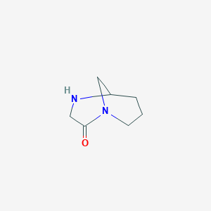 molecular formula C7H12N2O B3113135 1,4-Diazabicyclo[3.3.1]nonan-2-one CAS No. 1935284-30-2