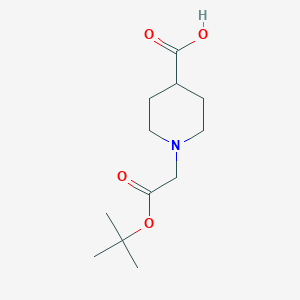 molecular formula C12H21NO4 B3113196 1-(2-(tert-Butoxy)-2-oxoethyl)piperidine-4-carboxylic acid CAS No. 193903-41-2