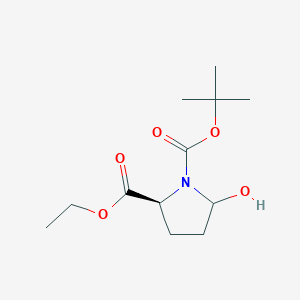 (2S)-1-tert-Butyl 2-ethyl 5-hydroxypyrrolidine-1,2-dicarboxylate