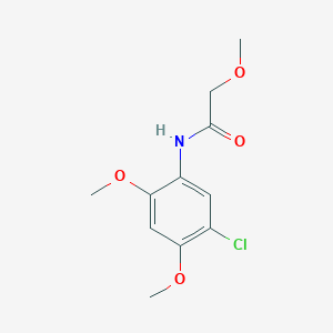 molecular formula C11H14ClNO4 B311327 N-(5-chloro-2,4-dimethoxyphenyl)-2-methoxyacetamide 