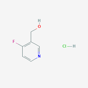 molecular formula C6H7ClFNO B3113292 (4-Fluoropyridin-3-yl)methanol hydrochloride CAS No. 1946021-34-6
