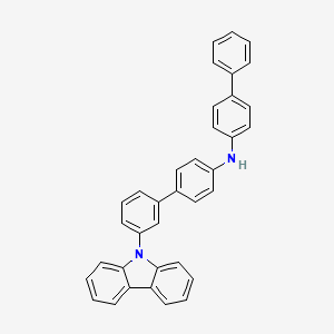 N-([1,1'-Biphenyl]-4-yl)-3'-(9H-carbazol-9-yl)-[1,1'-biphenyl]-4-amine