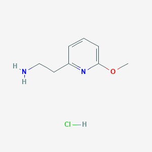 molecular formula C8H13ClN2O B3113377 2-(6-甲氧基吡啶-2-基)乙胺盐酸盐 CAS No. 1951441-75-0