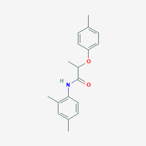 molecular formula C18H21NO2 B311339 N-(2,4-dimethylphenyl)-2-(4-methylphenoxy)propanamide 