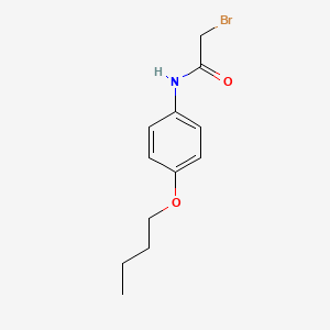 molecular formula C12H16BrNO2 B3113398 2-Bromo-N-(4-butoxyphenyl)acetamide CAS No. 195393-56-7