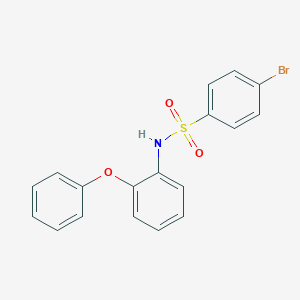 molecular formula C18H14BrNO3S B311342 4-bromo-N-(2-phenoxyphenyl)benzenesulfonamide 