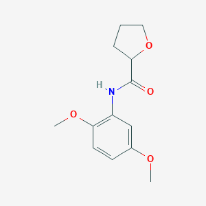 molecular formula C13H17NO4 B311345 N-(2,5-dimethoxyphenyl)tetrahydro-2-furancarboxamide 