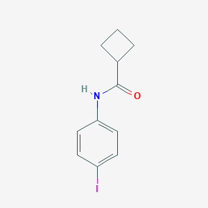 molecular formula C11H12INO B311347 N-(4-iodophenyl)cyclobutanecarboxamide 