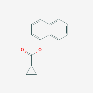 molecular formula C14H12O2 B311363 1-Naphthyl cyclopropanecarboxylate 