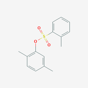 molecular formula C15H16O3S B311364 2,5-Dimethylphenyl 2-methylbenzenesulfonate 